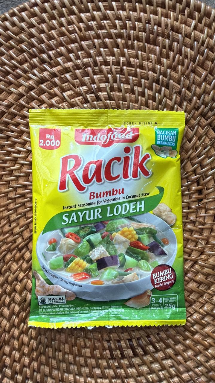 RACIK SAYUR LODEH